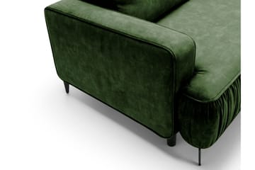 Marisana Sovesofa Med 3-Seters Divan - Svart - Møbler - Sofaer - Sovesofaer - Sovesofa divan