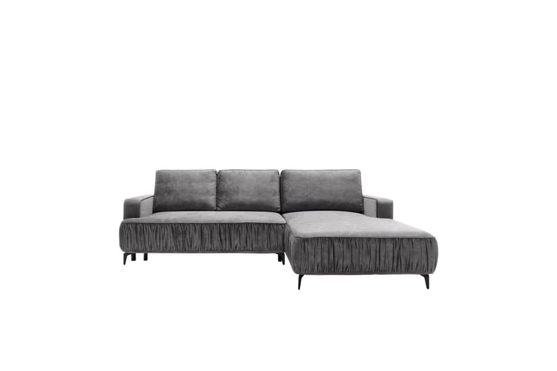 Marisana Sovesofa Med 3-Seters Divan - Svart - Møbler - Sofaer - Sovesofaer - Sovesofa divan