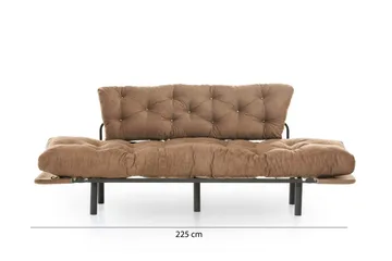 Maryborough Sovesofa 2-seter - Lys brun - Møbler - Sofaer - Sovesofaer - 2 seters sovesofa