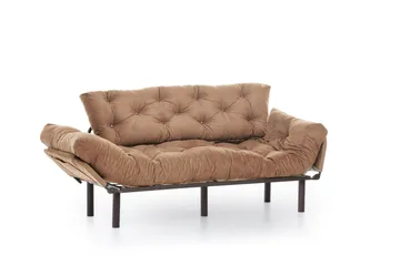 Maryborough Sovesofa 2-seter - Lys brun - Møbler - Sofaer - Sovesofaer - 2 seters sovesofa
