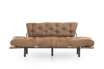 Maryborough Sovesofa 2-seter - Lys brun - Møbler - Sofaer - Sovesofaer - 2 seters sovesofa