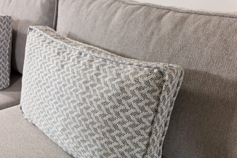 Matris 4-seters Sovesofa med Divan - Grå - Møbler - Sofaer - Sovesofaer - Sovesofa divan
