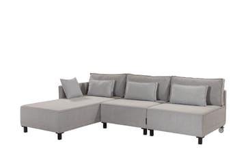 Matris 4-seters Sovesofa med Divan - Grå - Møbler - Sofaer - Sovesofaer - Sovesofa divan