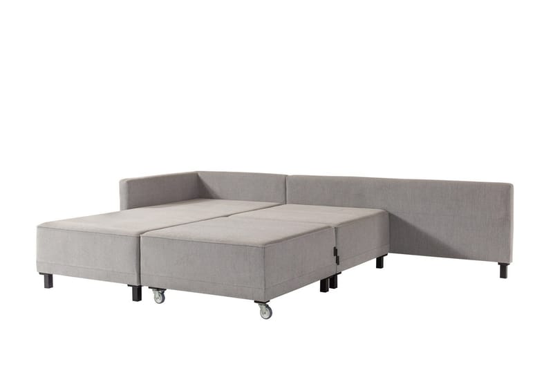 Matris 4-seters Sovesofa med Divan - Grå - Møbler - Sofaer - Sovesofaer - Sovesofa divan