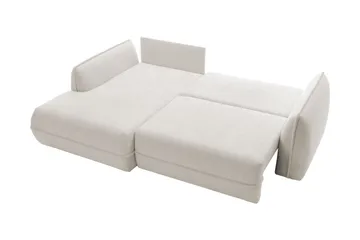 Mirana Sovesofa med Divan 3-seter - Hvit - Møbler - Sofaer - Sovesofaer - Sovesofa divan