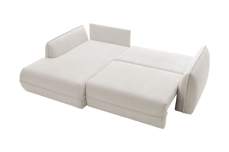 Mirana Sovesofa med Divan 3-seter - Hvit - Møbler - Sofaer - Sovesofaer - Sovesofa divan