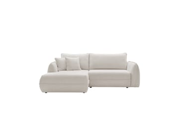 Mirana Sovesofa med Divan 3-seter - Hvit - Møbler - Sofaer - Sovesofaer - Sovesofa divan
