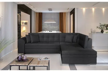 Moclino Hjørnesovesofa - Grå - Møbler - Sofaer - Sovesofaer - Langsgående sovesofa