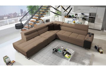 Morenia Sovesofa m. Sjeselong L-formet - Møbler - Sofaer - Sovesofaer - Hjørnesovesofa