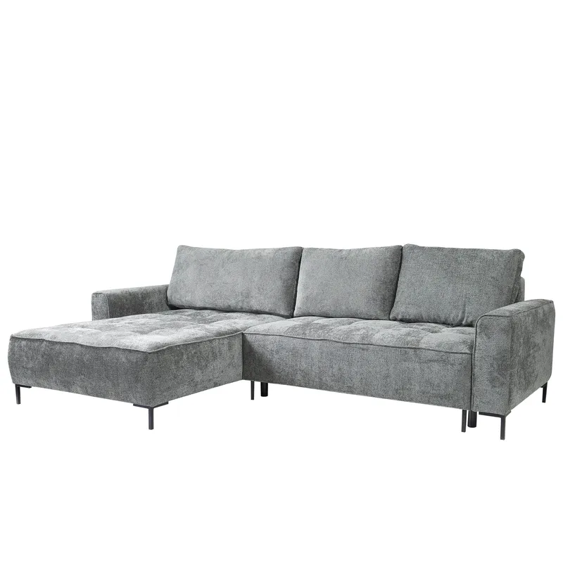 Morvian 3-seters sovesofa med divan, Grå