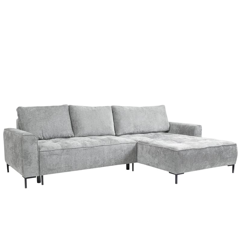 Morvian 3-seters sovesofa med divan, lysegrå