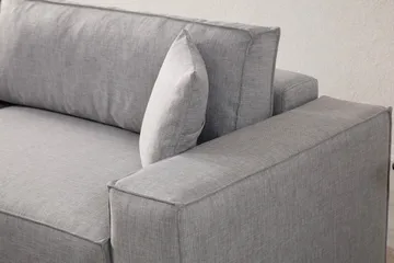 Munehiro Hjørnesovesofa - Lysegrå - Møbler - Sofaer - Sovesofaer - Sovesofa divan