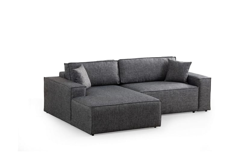 Munehiro Hjørnesovesofa - Mørkegrå - Møbler - Sofaer - Sovesofaer - Sovesofa divan