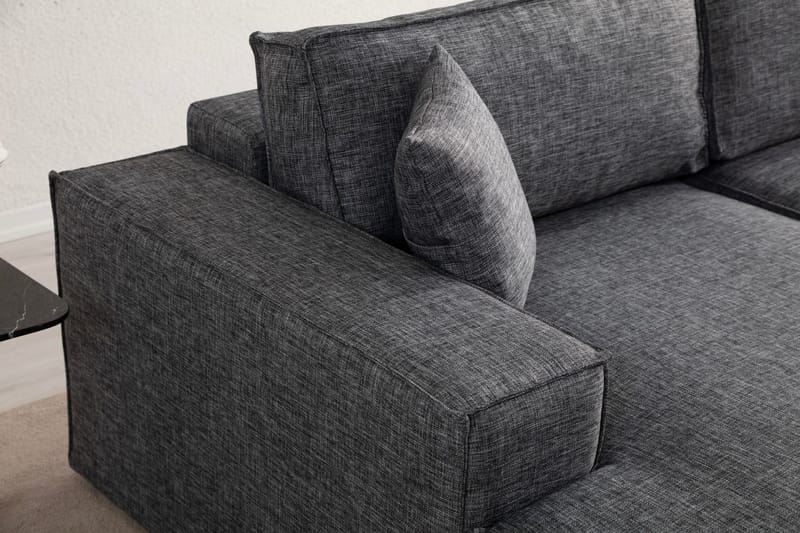 Munehiro Hjørnesovesofa - Mørkegrå - Møbler - Sofaer - Sovesofaer - Sovesofa divan