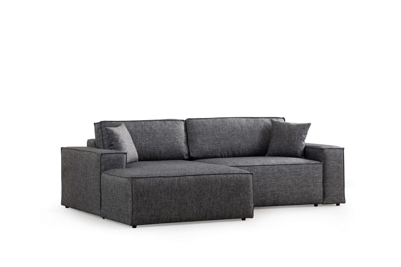 Munehiro Hjørnesovesofa - Mørkegrå - Møbler - Sofaer - Sovesofaer - Sovesofa divan