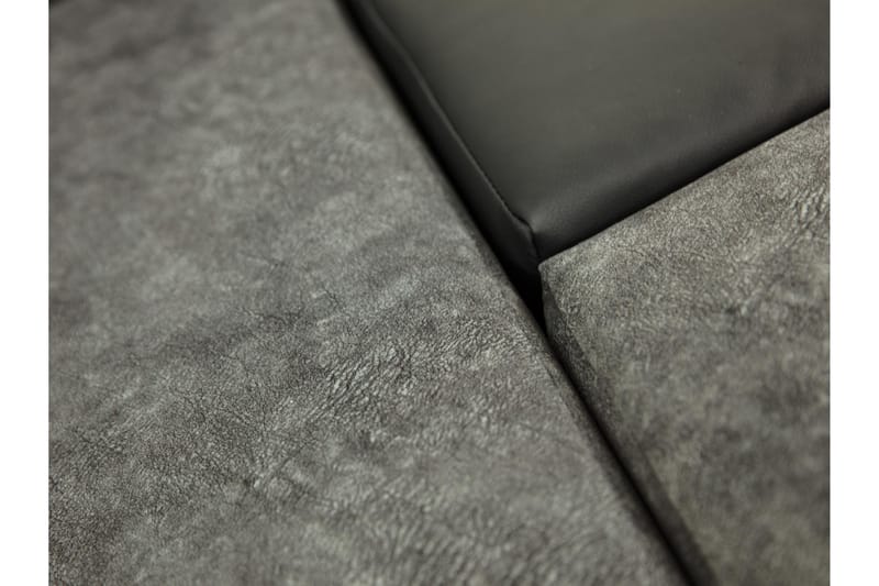 Naoma Sovesofa Med 3-Seters Divan - Svart/Brun - Møbler - Sofaer - Sovesofaer - Sovesofa divan
