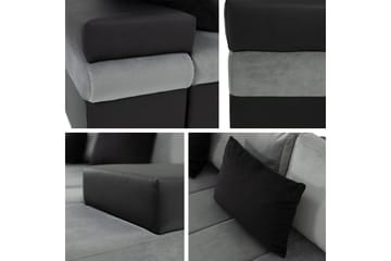 Naoma Sovesofa med Divan 4-sits - Beige - Møbler - Sofaer - Sovesofaer - Sovesofa divan