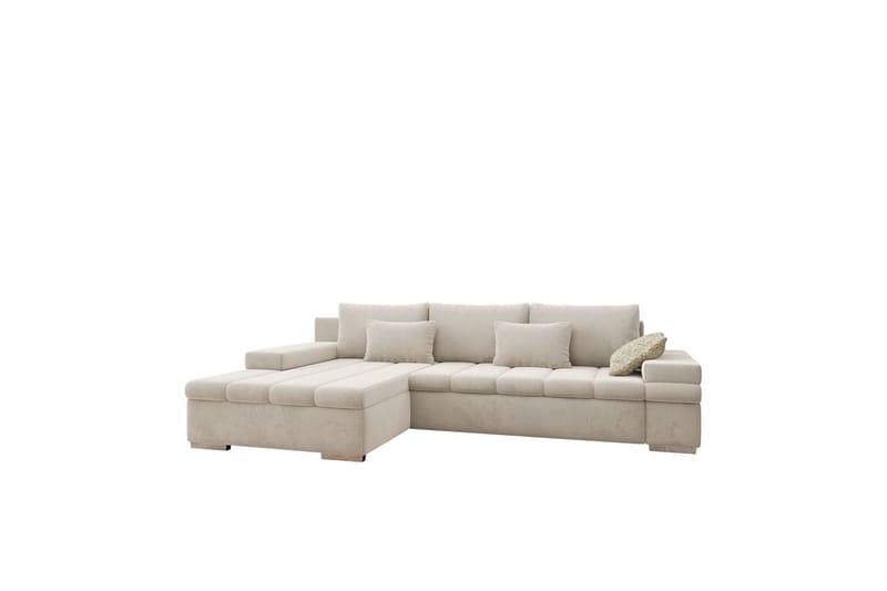 Naoma Sovesofa med Divan 4-sits, Beige