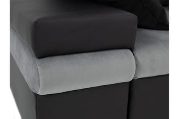 Naoma Sovesofa med Divan 4-sits - Grå - Møbler - Sofaer - Sovesofaer - Sovesofa divan