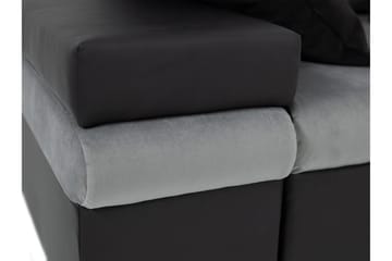 Naoma Sovesofa med Divan 4-sits - Grå - Møbler - Sofaer - Sovesofaer - Sovesofa divan