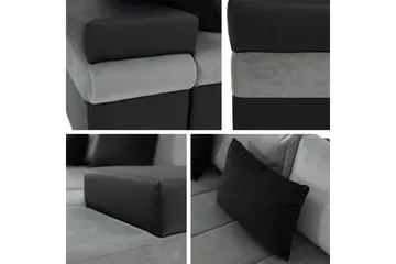 Naoma Sovesofa med Divan 4-sits - Gul - Møbler - Sofaer - Sovesofaer - Sovesofa divan