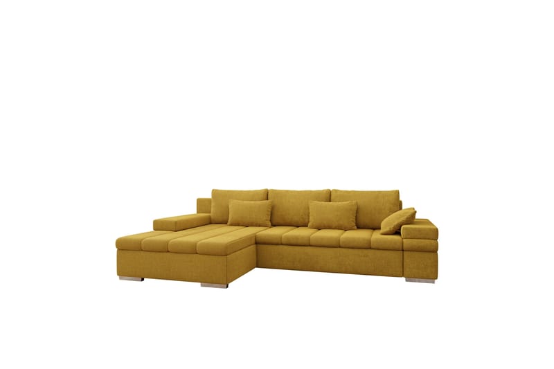 Naoma Sovesofa med Divan 4-sits, Gul