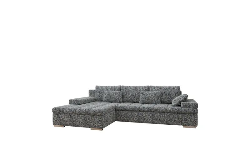 Naoma Sovesofa med Divan 4-sits, Marineblå