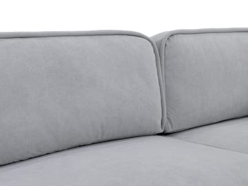 Navrel 3-seters Sovesofa med Sjeselong og Oppbevaring - Grå - Møbler - Sofaer - Sovesofaer - Hjørnesovesofa
