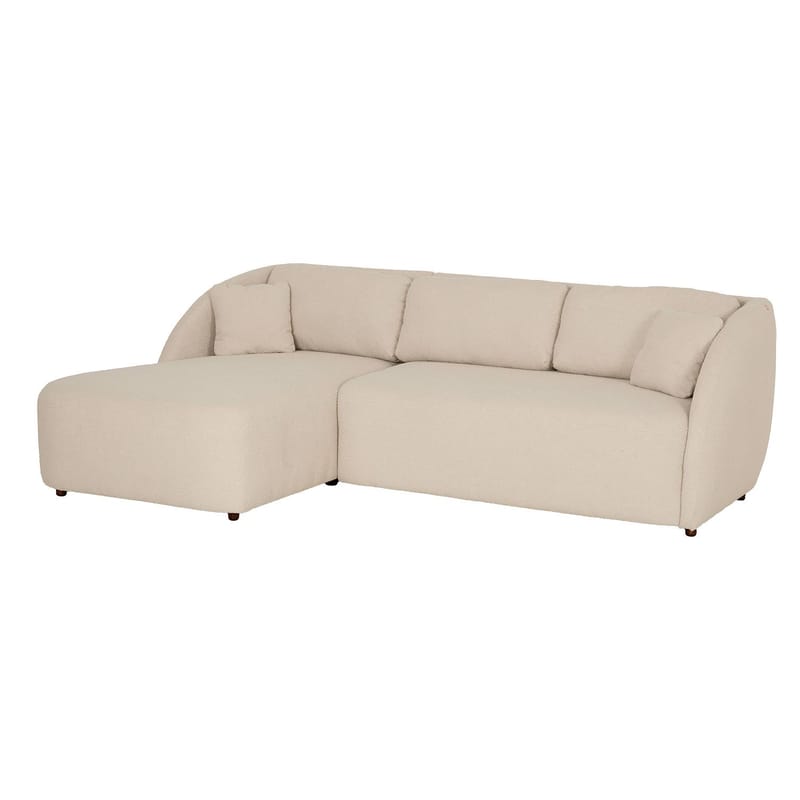 Norrby 3-seter Venstrevendt Sovesofa 142.5x224 cm i Stoff, Beige