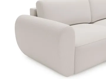 Osvar 3-seters sovesofa med sjeselong til høyre og oppbevaring - Beige - Møbler - Sofaer - Sovesofaer - Hjørnesovesofa