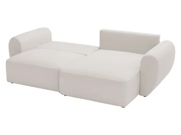 Osvar 3-seters sovesofa med sjeselong til høyre og oppbevaring - Grå - Møbler - Sofaer - Sovesofaer - Hjørnesovesofa