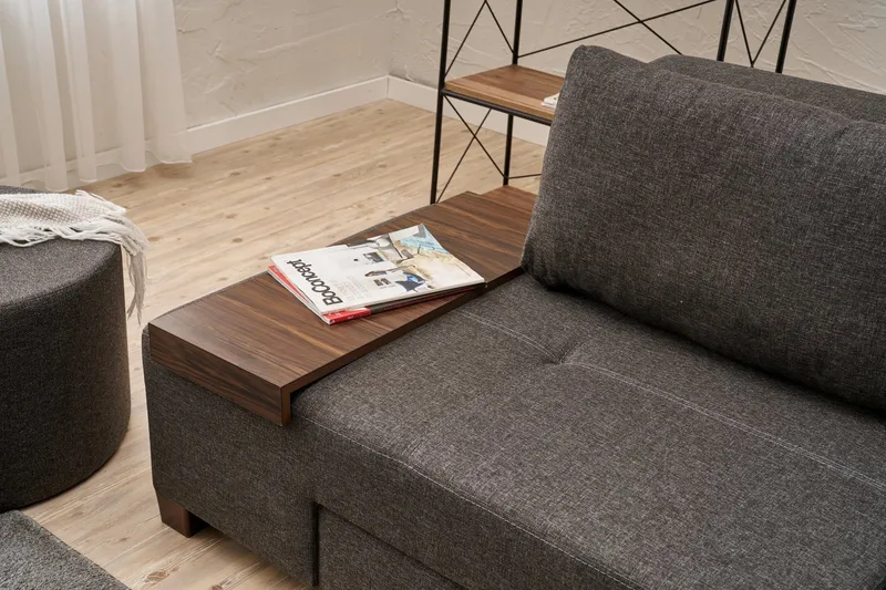 Perenna 3-seters Sovesofa - Antrasitt - Møbler - Sofaer - Sovesofaer - 3 seters sovesofa