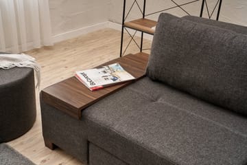 Perenna 3-seters Sovesofa - Antrasitt - Møbler - Sofaer - Sovesofaer - 3 seters sovesofa