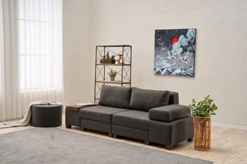 Perenna 3-seters Sovesofa - Antrasitt - Møbler - Sofaer - Sovesofaer - 3 seters sovesofa