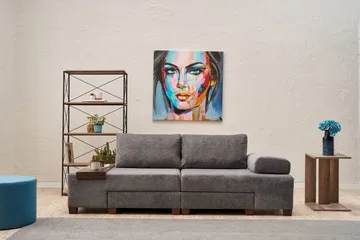 Perenna 3-seters Sovesofa - Grå - Møbler - Sofaer - Sovesofaer - 3 seters sovesofa