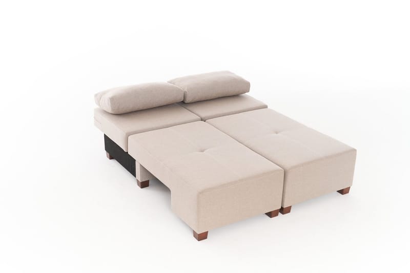 Perenna 3-seters Sovesofa - Krem - Møbler - Sofaer - Sovesofaer - 3 seters sovesofa