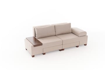 Perenna 3-seters Sovesofa - Krem - Møbler - Sofaer - Sovesofaer - 3 seters sovesofa