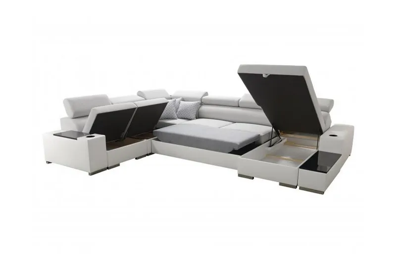 Perseo Divansovesofa 358x282x95 cm - Møbler - Sofaer - Sovesofaer - Langsgående sovesofa