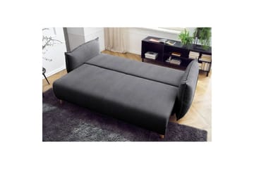 Puffin Sovesofa 3-seter - Antrasitt - Møbler - Sofaer - Sovesofaer - 3 seters sovesofa