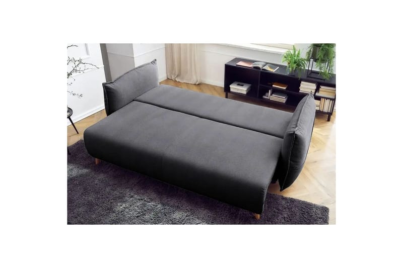 Puffin Sovesofa 3-seter - Antrasitt - Møbler - Sofaer - Sovesofaer - 3 seters sovesofa
