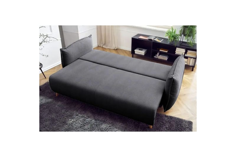 Puffin Sovesofa 3-seter - Antrasitt - Møbler - Sofaer - Sovesofaer - 3 seters sovesofa