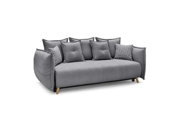 Puffin Sovesofa 3-seter - Grå - Møbler - Sofaer - Sovesofaer - 3 seters sovesofa