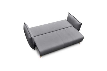 Puffin Sovesofa 3-seter - Grå - Møbler - Sofaer - Sovesofaer - 3 seters sovesofa
