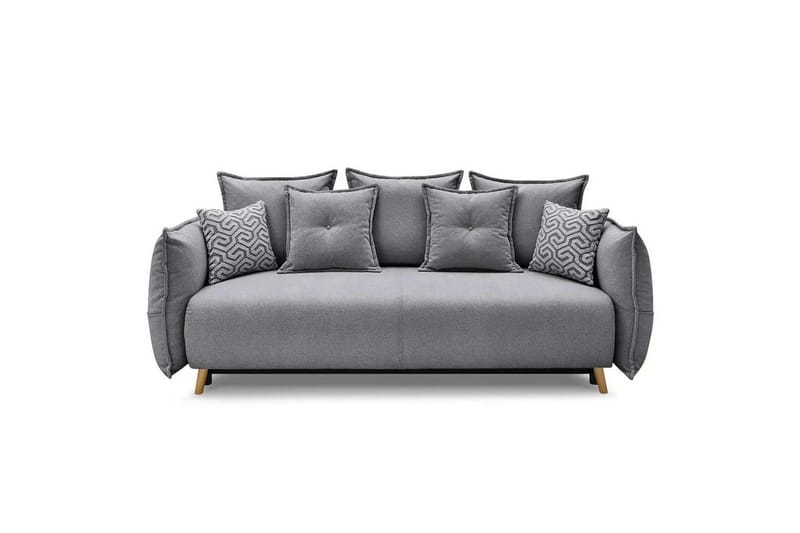 Puffin Sovesofa 3-seter, Grå