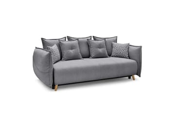 Puffin Sovesofa 3-seter - Grå - Møbler - Sofaer - Sovesofaer - 3 seters sovesofa