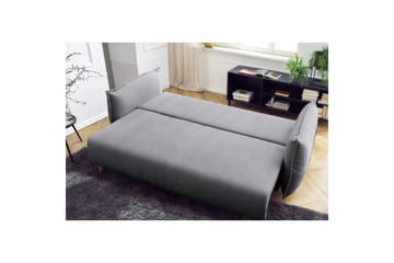 Puffin Sovesofa 3-seter - Grå - Møbler - Sofaer - Sovesofaer - 3 seters sovesofa