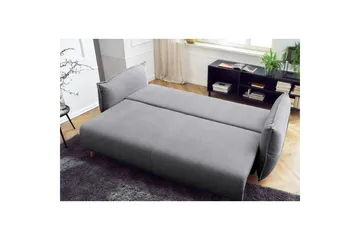 Puffin Sovesofa 3-seter - Grå - Møbler - Sofaer - Sovesofaer - 3 seters sovesofa