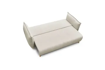 Puffin Sovesofa 3-seter - Kremhvit - Møbler - Sofaer - Sovesofaer - 3 seters sovesofa