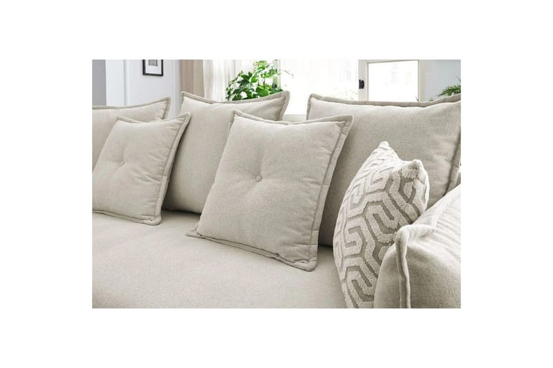 Puffin Sovesofa 3-seter - Kremhvit - Møbler - Sofaer - Sovesofaer - 3 seters sovesofa