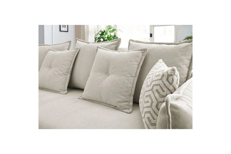 Puffin Sovesofa 3-seter - Kremhvit - Møbler - Sofaer - Sovesofaer - 3 seters sovesofa